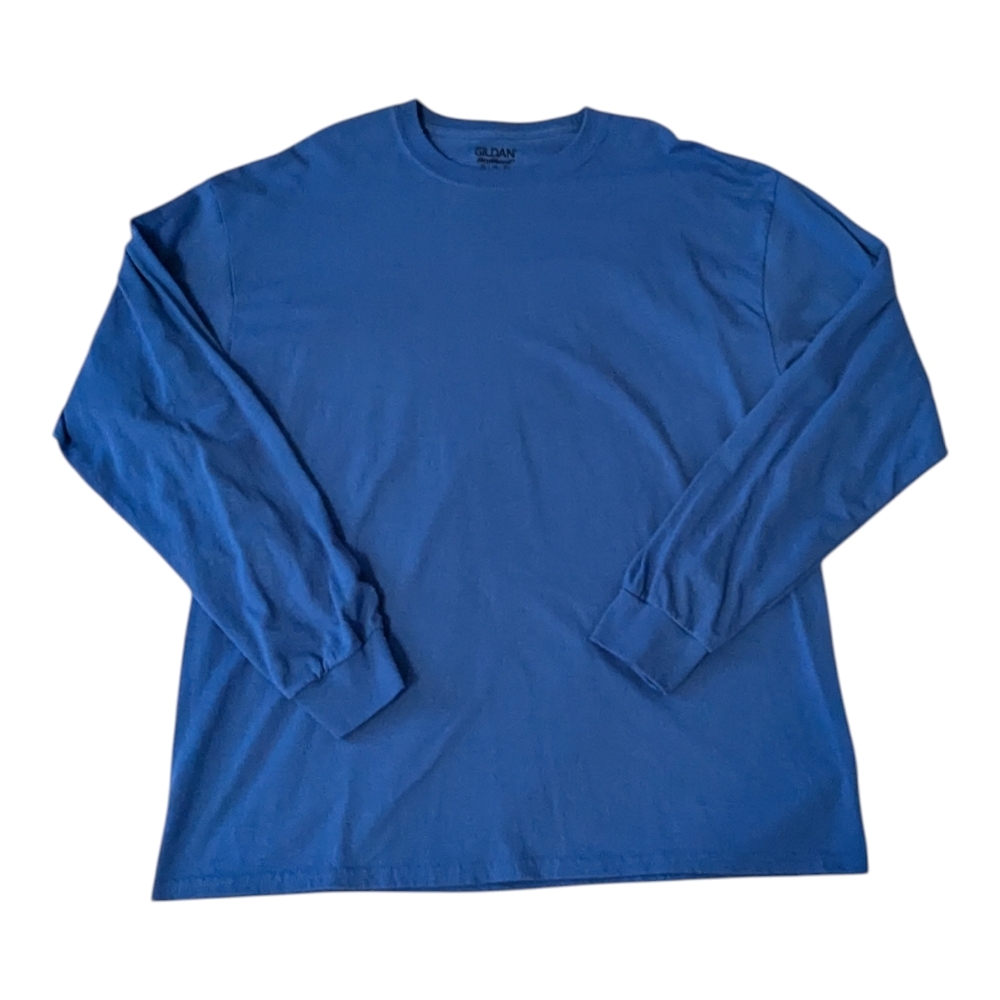 Gildan Dry Blend Seamless Body Royal Blue Short Sleeve T-Shirt Men's XL